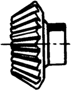 齒輪基本術語錐齒輪、準雙曲面齒輪及其齒輪副
