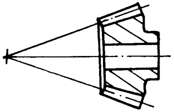 錐齒輪和準雙曲面齒輪術語點、曲線和曲面