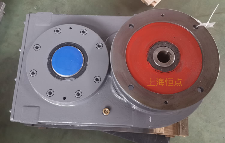 FAF107減速機 輸入配電機圓法蘭端蓋 輸出通孔+法蘭 -上海恒點